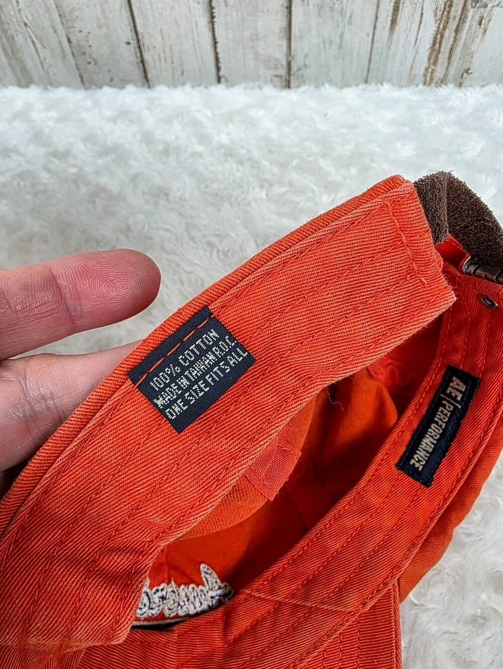 American Eagle Outfitters Rustic Orange Baseball Cap